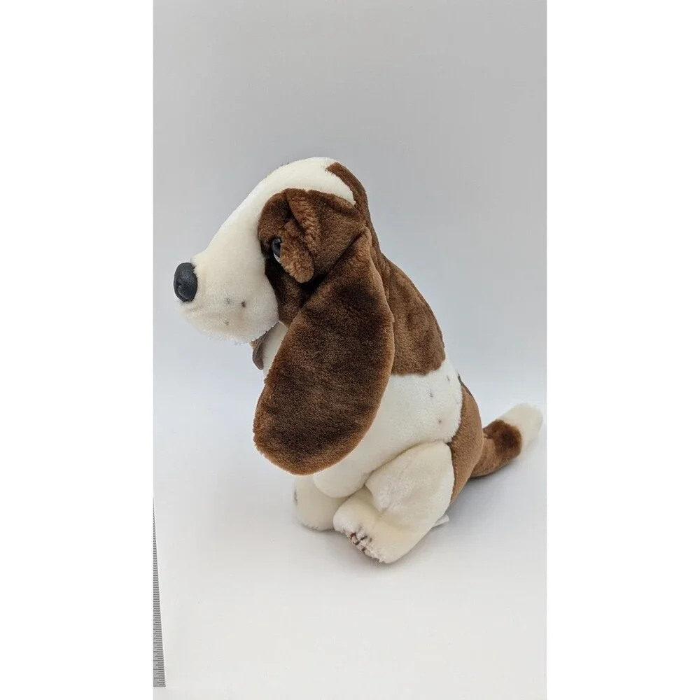 Hush Puppies Basset Hound Plush Dog Wolverine Brown White 